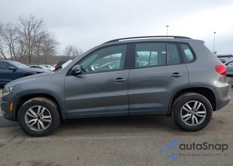 2015 Volkswagen Tiguan S из США, поврежденный, VIN WVGAV7AX1FW596411